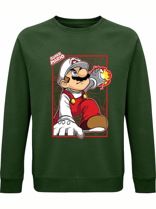 Unisex Bio-Baumwolle Sweatshirt Super Mario On ...