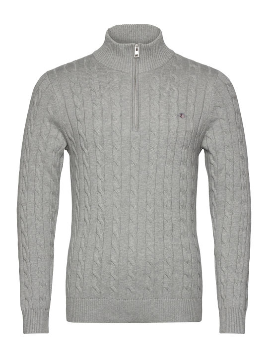 Gant Πουλόβερ Μακρυμάνικο Grey Melange