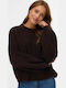 Carmen Damen Pullover Dark Brown