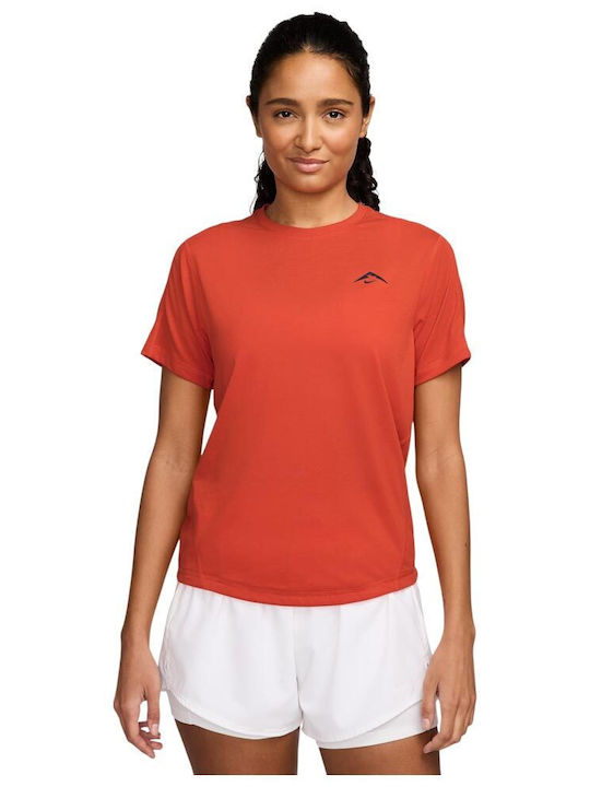 nike running t shirt orange