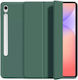 Husă Ultra Slim pentru Samsung Galaxy Tab S10 Lite S10 FE 10.9" 2025 Silicon TPU Smart Cover Verde Marin