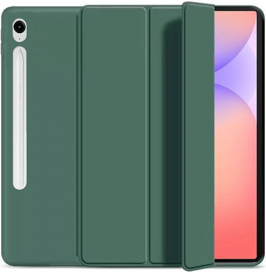 Husă Ultra Slim pentru Samsung Galaxy Tab S10 Lite S10 FE 10.9" 2025 Silicon TPU Smart Cover Verde Marin