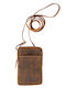 Leather Men's Bag Shoulder / Crossbody Tabac Brown