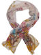 Gift-Me Women's Silk Scarf White