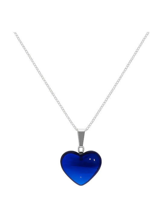 Nire Halskette mit Design Herz aus Stahl