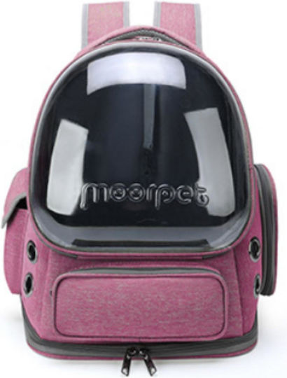 Animal Animal Waterproof Backpack for Dog and Cat Transport up to 7kg Pink M42xW34xH27cm