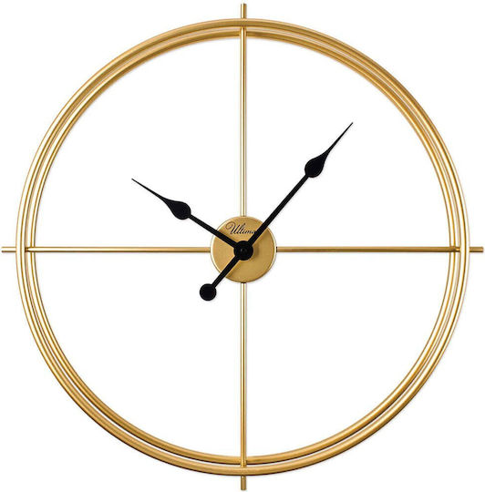Wallity Wall Clock Yellow Ø66cm