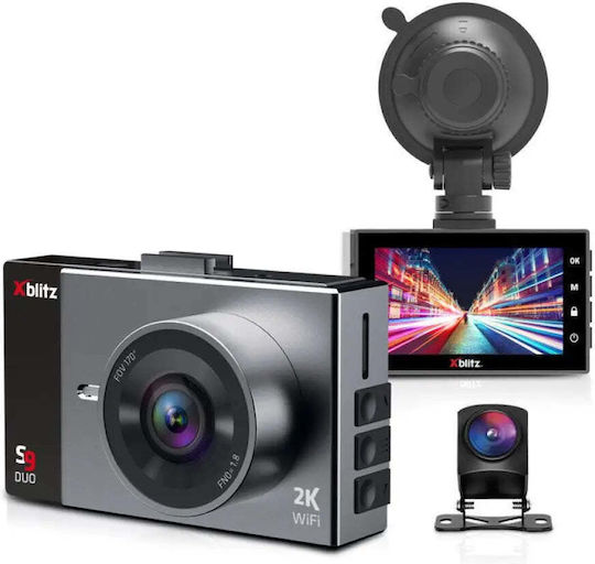Xblitz Автомобилна DVR камера 1440P за Паркет