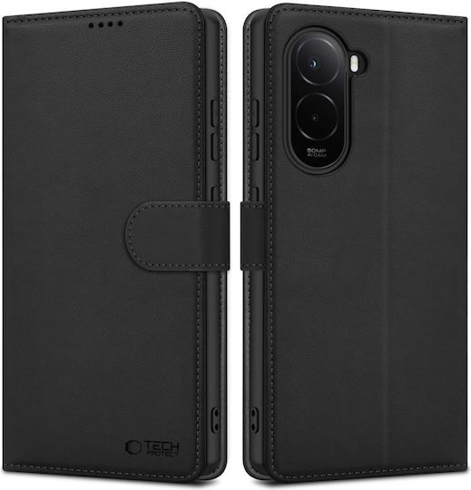 Tech-Protect Wallet Σιλικόνης Μαύρο (Xiaomi Poco M7)