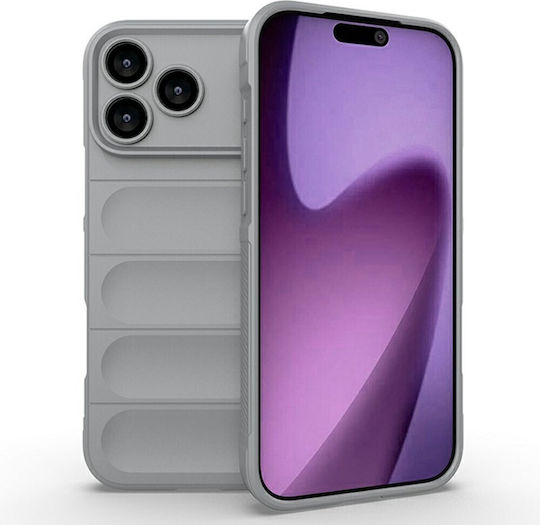 Amorus Back Cover Σιλικόνης Γκρι (iPhone 17 Pro)