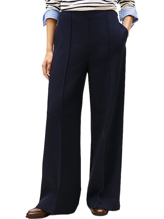 Tommy Hilfiger Women's Fabric Trousers Blue