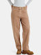 Break My Soul Women's Fabric Trousers Brown