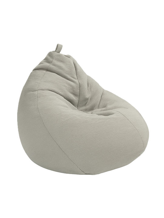 Bean Bag Chair Pear Waterproof Teatro Ash 90x90...