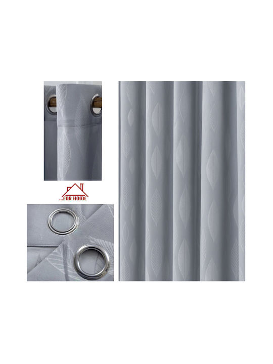 ForHome Vorhang mit Grommet Grau 270x270cm