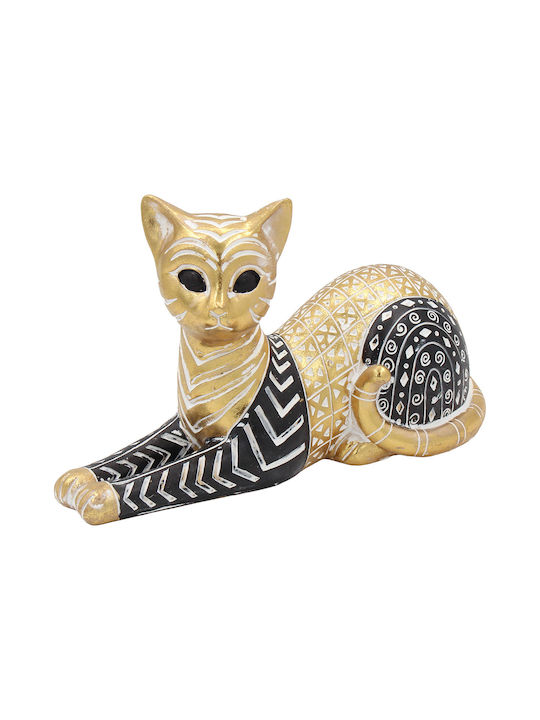 Keskor Decorative Cat Polyresin 25x10.5x15cm 1pcs