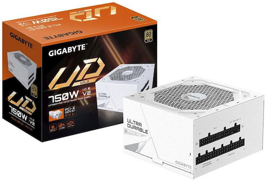 Gigabyte UD750GM rev. 1.0 750W Weiß Computer-Netzteil Vollständig modular 80 Plus Gold
