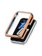 Protecție Carcasă Samsung Galaxy Fit 3 Diamond Half Pack Hollow PC Watch Roz Auriu
