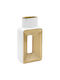 Keskor Decorative Vase White 14x8x27cm