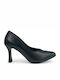 Leather Black High Heels
