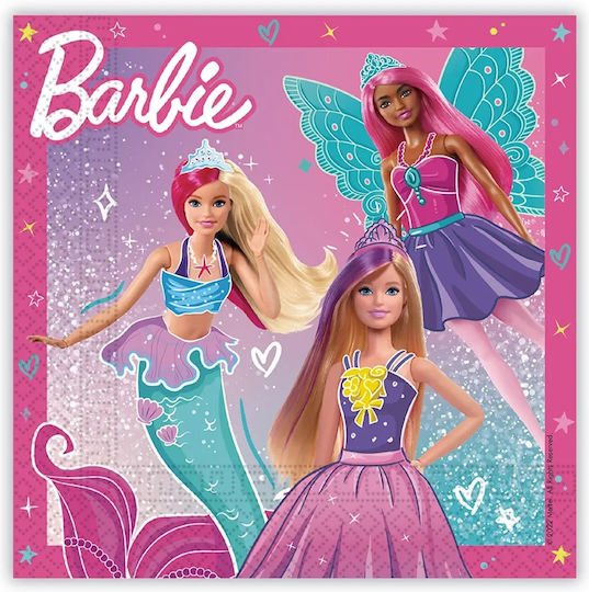 Party-Servietten Barbie Fantasy 20 Stück 94568 Bal-94568