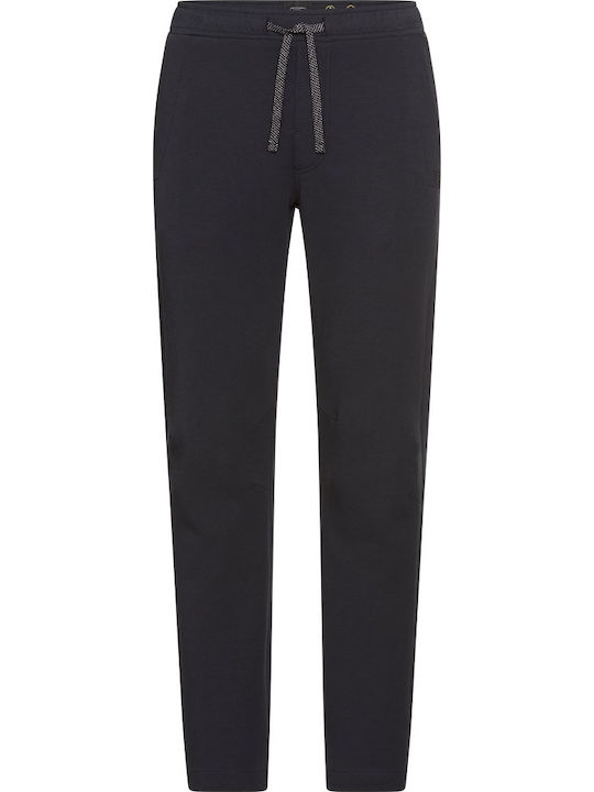 Trousers Chino Elastic in Regular Fit Dark Blue