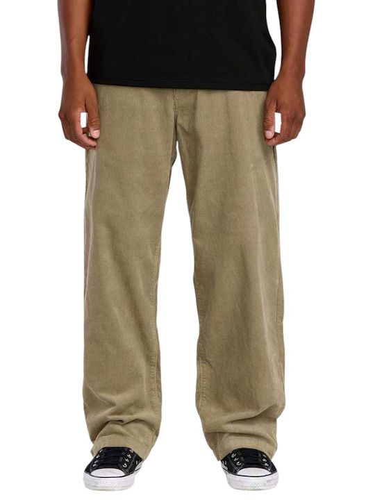Volcom Frickin Trousers in Loose Fit Khaki