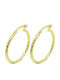 Mertzios.gr Earrings Hoops made of Gold 9K