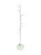 Mega Bazaar Cuiere de podea Metal Alb 40x40x170cm