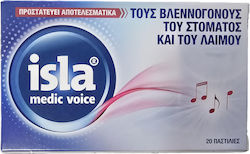 FarmaSyn Isla Medic Voice Παστίλιες για Ξηρό Βήχα 20τμχ
