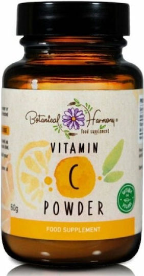 Botanical Harmony Vitamin C Powder Vitamin for Immune System Boost, the Skin & Antioxidant Action 1000mg 60gr
