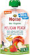 Holle Fruit-Vegetable Puree Pelican Peach Fruit Puree with Flavor Peach 100gr for 6+ Months