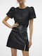 High-waisted Mini Skirt Black