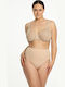 Hochtailliert Damen Slip Beige