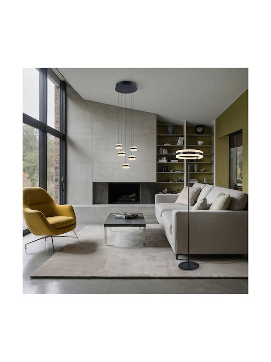 Trio Lighting Dios Lustră Argintiu