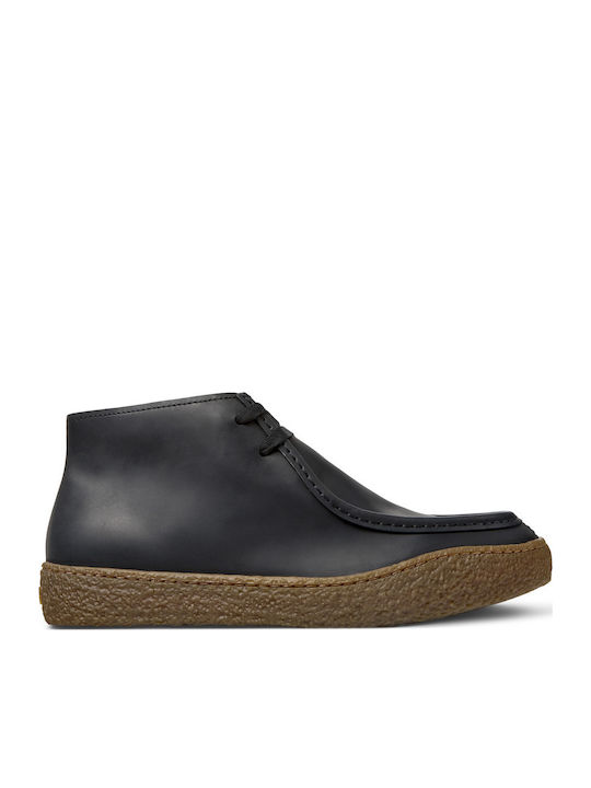 Peu Terreno Leder Anatomisch Herrenstiefel Chukka Schwarz