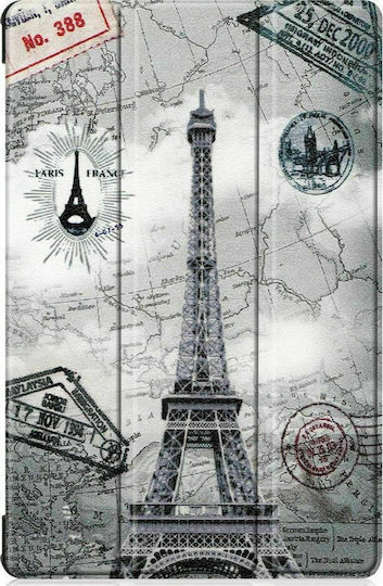 Leather Book Case Trifold Stand Samsung Galaxy Tab A7 Lite T220 T225 Eiffel