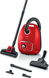 Bosch 700W με Σακούλα Κόκκινη BGB41PET1