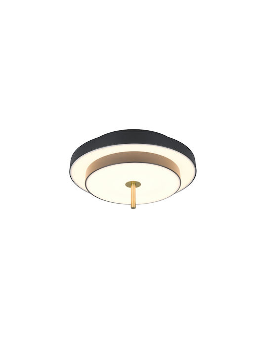 Trio Lighting Keaton Deckenleuchte Schwarz