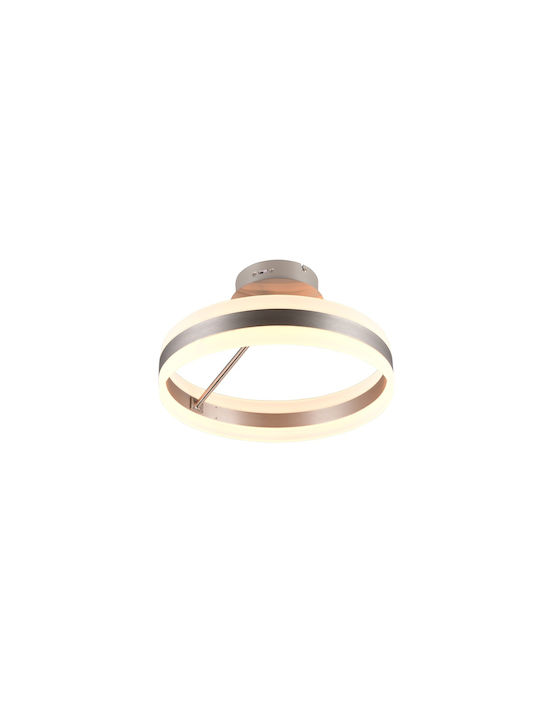 Trio Lighting Dios Πλαφονιέρα Οροφής Ασημί