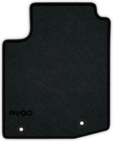 Toyota Genuine Fabric Car Mats Textile Dark Gray Detail Set Toyota Aygo 2014-2021 520g 1 Driver 1 Passenger 2 Rear