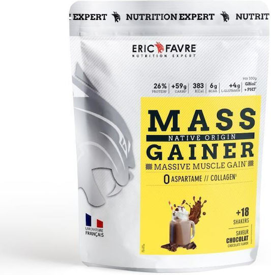 Mass Gainer Protein Whey with Flavor Chocolate 1kg