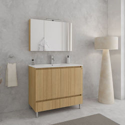 Drop Delta Countertop with Sink & Mirror L100xW...
