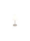 Trio Lighting Metall Tischlampe LED mit Silber Schirm und Basis