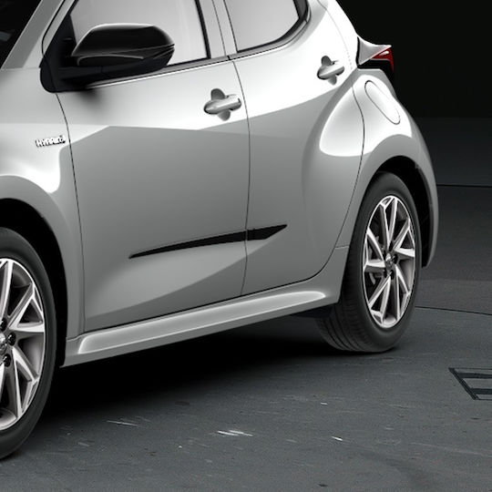 Toyota Γνήσια Πλαϊνά Διακοσμητικά Μαύρου Χρώματος Yaris 20'-22' 2 Δεξιά 2 Αριστερά