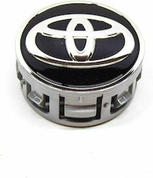 1τμχ Toyota Γνήσια Τάπα Κέντρο Ζάντας Aygo Yaris 14'-22' 4260352170 Μαύρο