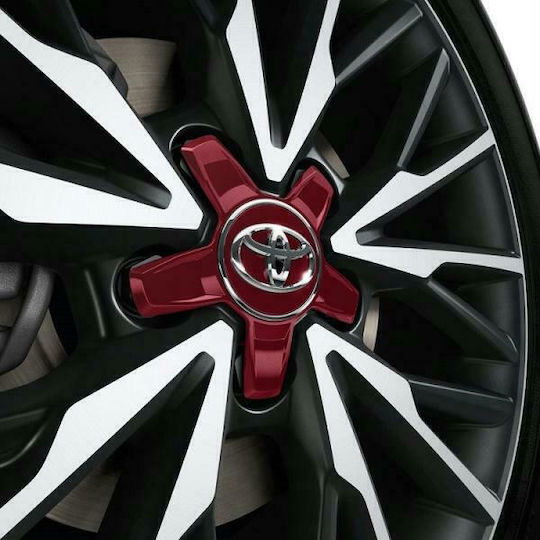 1 Piece Toyota Genuine Car Wheel Center Cap 3t3 Red C-hr 16'-22'