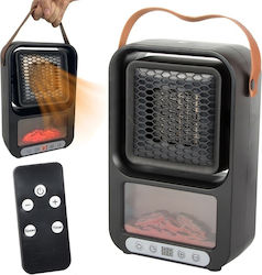 Fan Heater Room Floor Black 500W Fan Heater Room Floor Black 500W