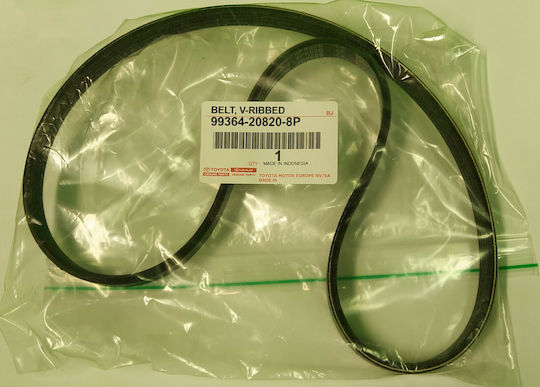 Toyota Genuine Poly-v Alternator Fan Belt Starlet Corolla Avensis Mr2 89'-00' 99364208208p
