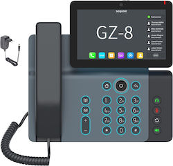 Gequdio Gz-8 Verkabeltes Schwarz IP-Telefoniegerät