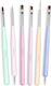 Set 6pcs Manicure Brushes Acrygel Dotting